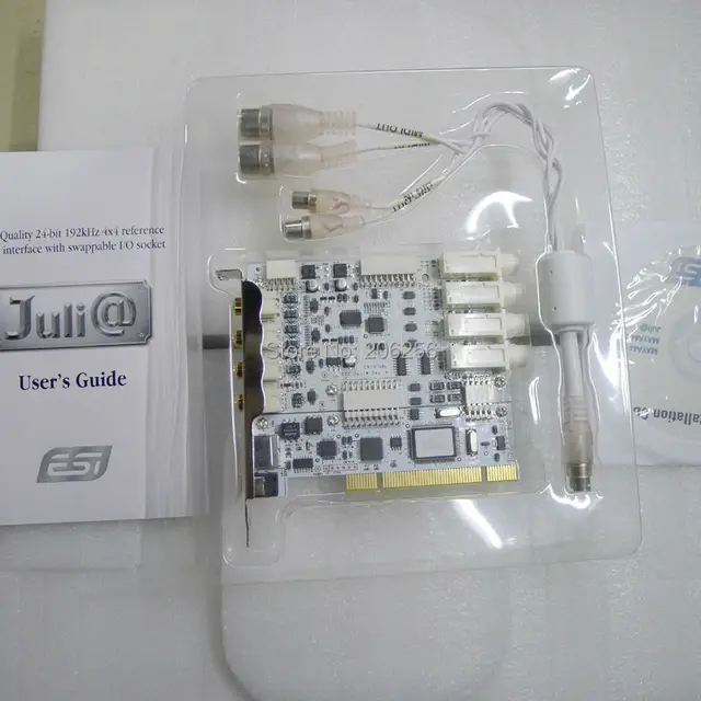 New Esi Juli 4 In 4 Out Pci Audio Interface With Swappable I O - new esi juli 4 in 4 out pci audio interface with swappable i o socket 2 analog input channels 2 analog output channels pci