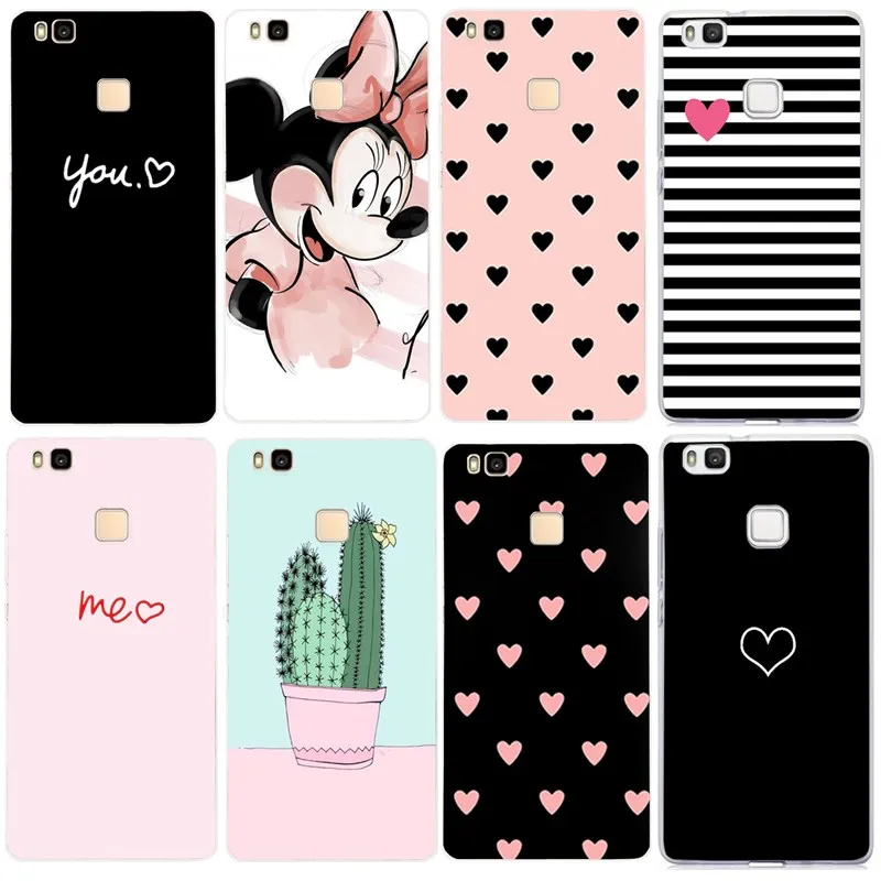 Мягкий силиконовый чехол для Huwei P9 P10 P20 Mate 10 Lite милый тонкий с рисунком Микки P Smart p8