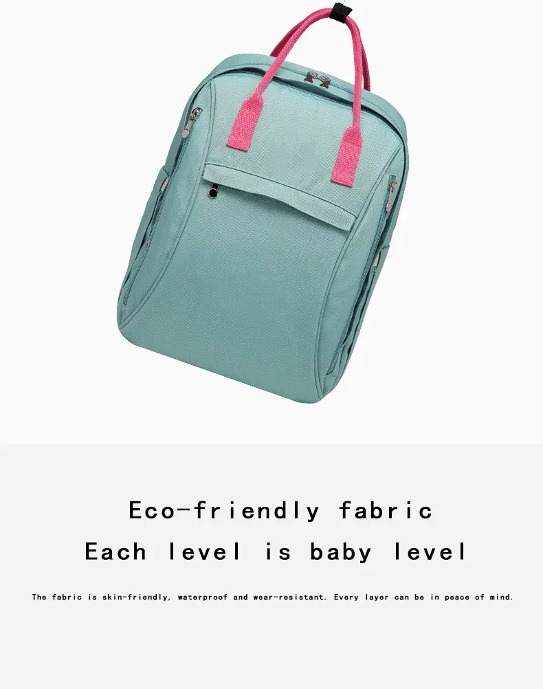 Новый Мумия сумка Мода Многофункциональный, большой емкости Набор для матери мать и ребенок рюкзак для мамы пеленки Hanimom