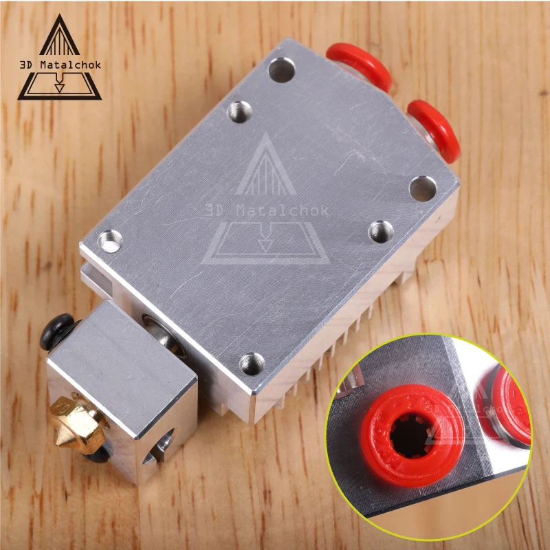 Новые детали для 3D принтера многоцветный экструдер 2 в 1 Hotend NF набор с двойным