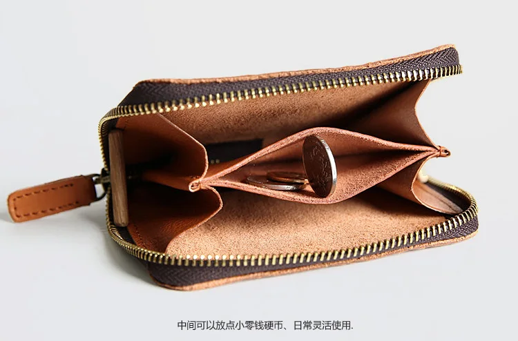 AETOO маленький кошелек мужской короткий Мужской и женский корейский кошелек на молнии Студенческая кожаная сумка для монет посылка