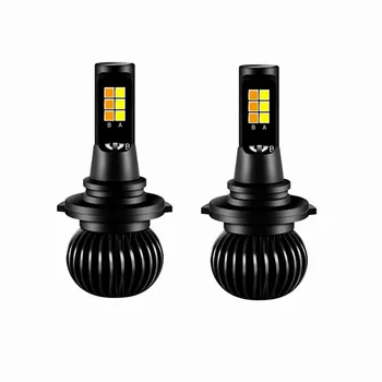 

New Car LED Fog Light Lamp Tail Bulbs H1 H3 H4 H7 H11 H8 H9 HB3 HB4 9005 9006 880 881 White Yellow Dual Color 20w 2600LM