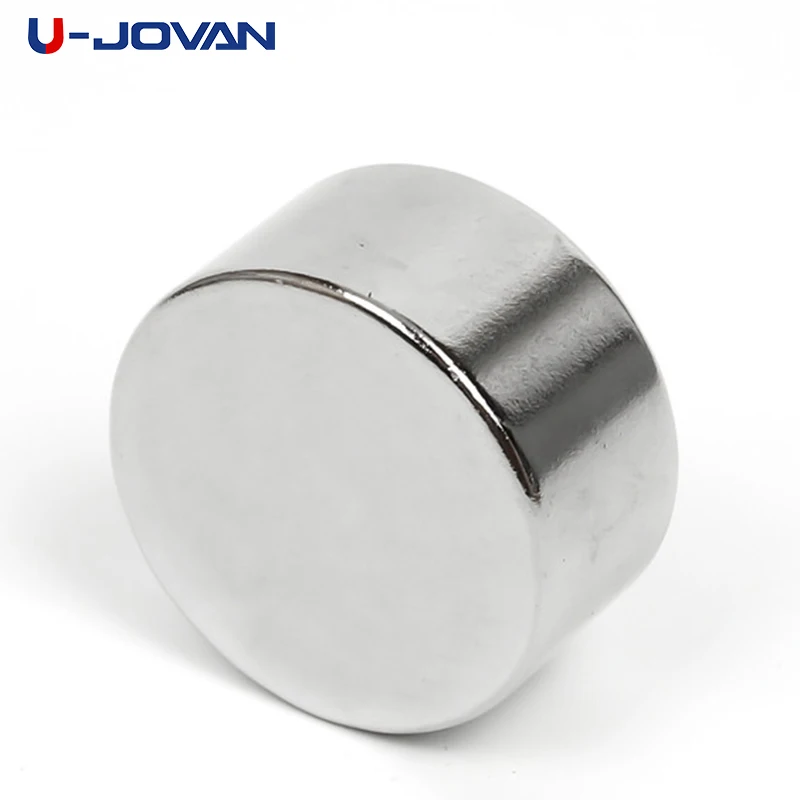 

U-JOVAN 1pc 30 x 15mm N35 Round Super Strong Powerful Rare Earth Permanent Neodymium Magnet
