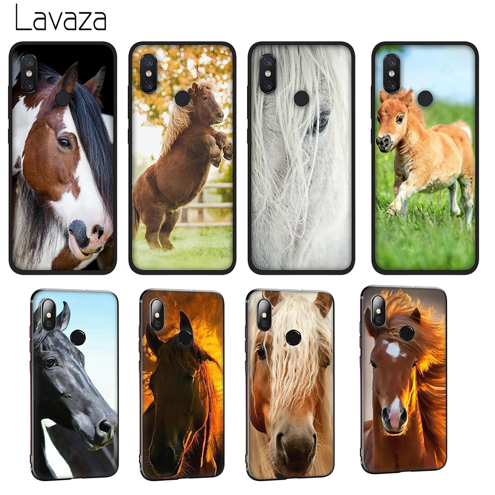

Lavaza Horse Animal Printed Soft TPU Case Cover for Xiaomi Mi 8 A2 Lite 6 9 A1 Mix 2s Max 3 F1 Silicone Cases