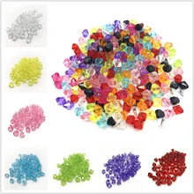 6 мм 8 мм 10 мм австрийский 5301 Граненый Конус с украшением в виде кристаллов Акриловые Бусины, бусины с большим отверстием, круглые бусины DIY ювелирных изделий