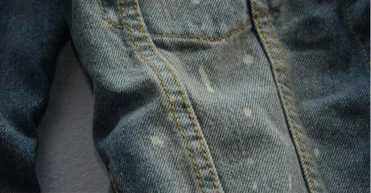 DIMUSI осень зима мужская джинсовая куртка трендовая модная рваная джинсовая куртка мужская джинсовая куртка Верхняя одежда мужские ковбойские пальто 3XL, TA227