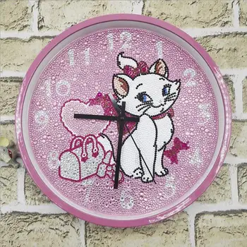 

diy diamond mosaic, embroidery crystals,clock,diy,diamond painting clock,children mosaic