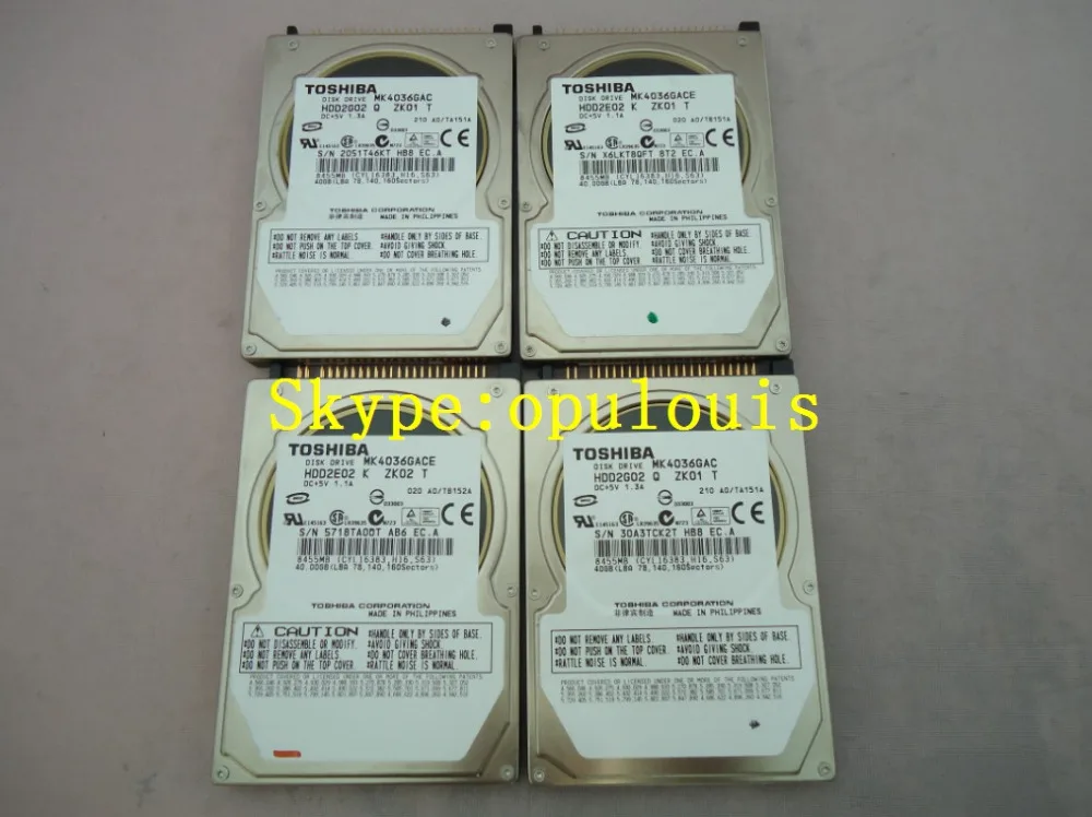 MK4036GAC MK4036GACE диск HDD2E02 2G02 DC + 5V 1.3A/1.1A 40GB 8455MB для mercedes benz автомобильный HDD