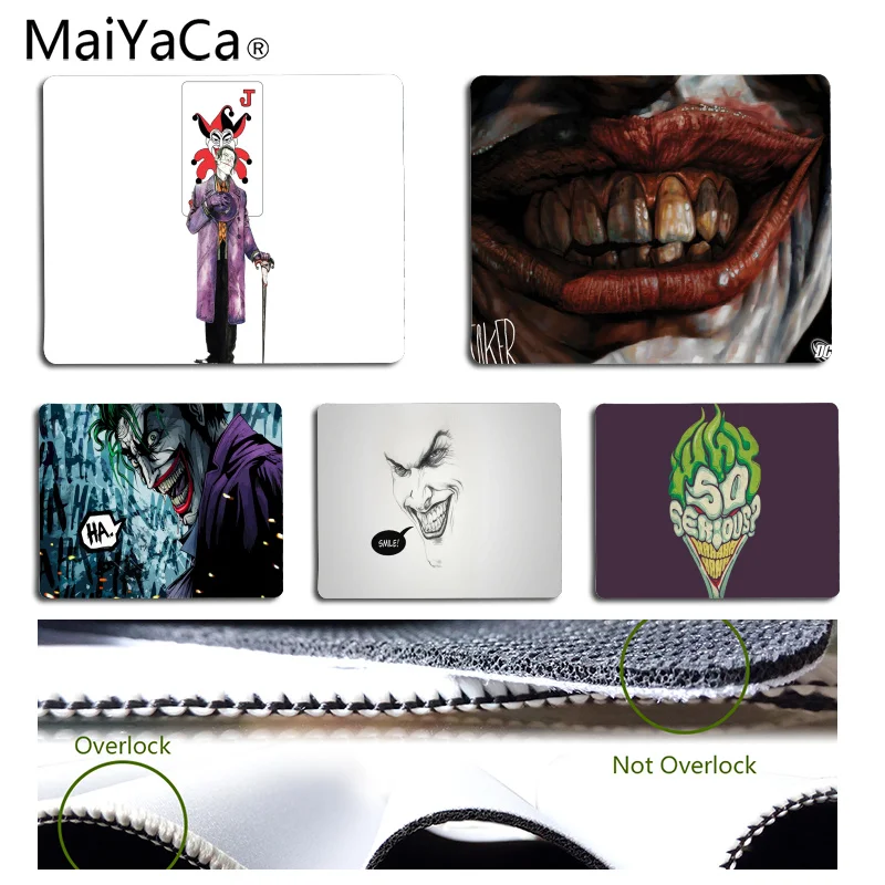 

MaiYaCa Top Quality Clown DIY Design Pattern Game mousepad Size for 18x22cm 25x29cm Rubber Rectangle Mousemats