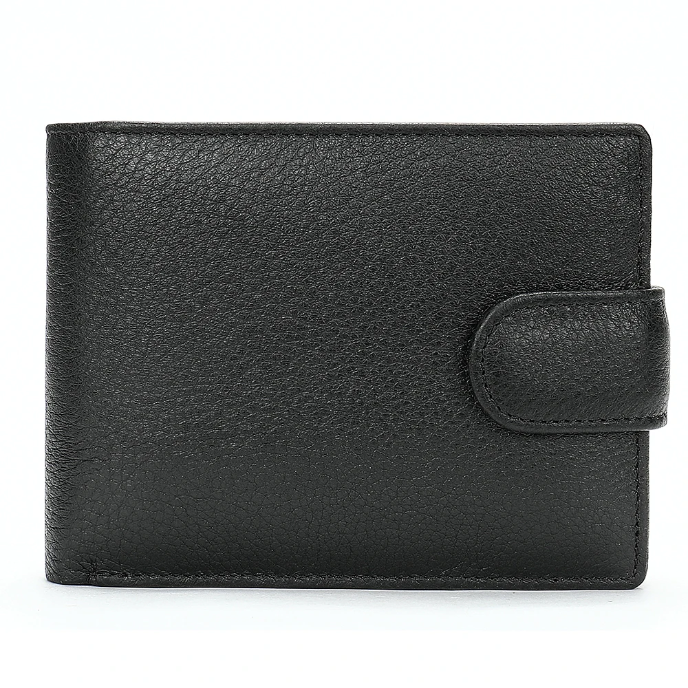 

New Arrivals Genuine Leather Man Wallets Large Capacity Multi-Card Bit Card Wallet Cross-Section Soft Style Men Zipper Purses