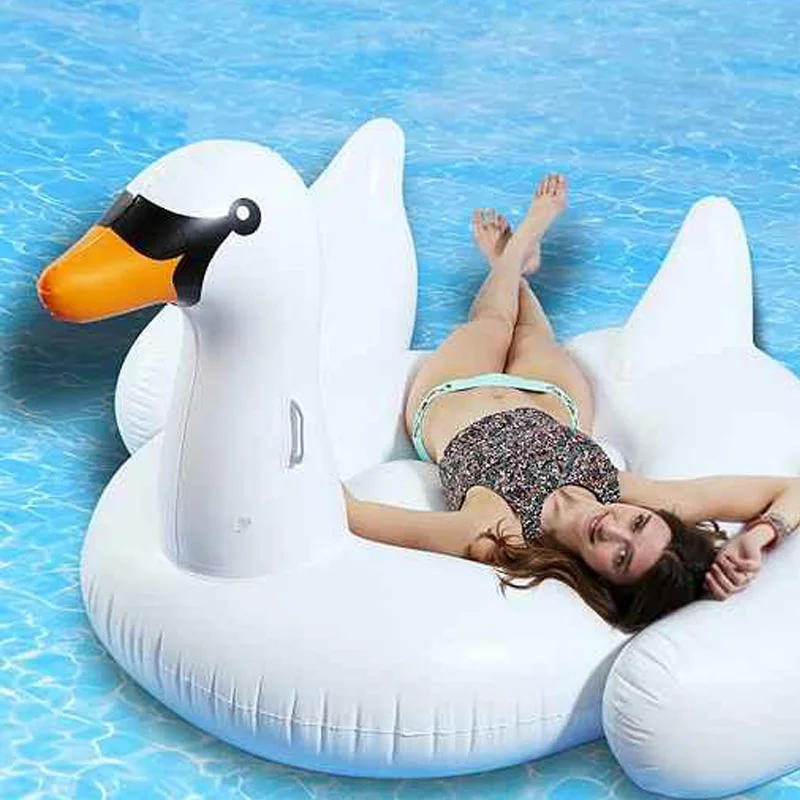 giant blow up swan