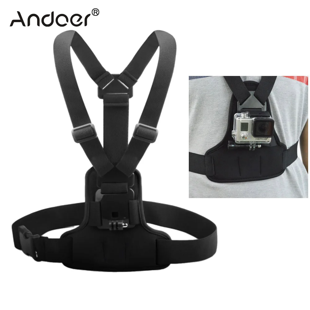 Andoer Adjustable Elastic Body Harness Chest Strap Mount Band Belt