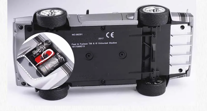 Модель игрушечного автомобиля 1:24 Fast And Furious F8 DOM'S Diecast модель 1972 Плимут GTX