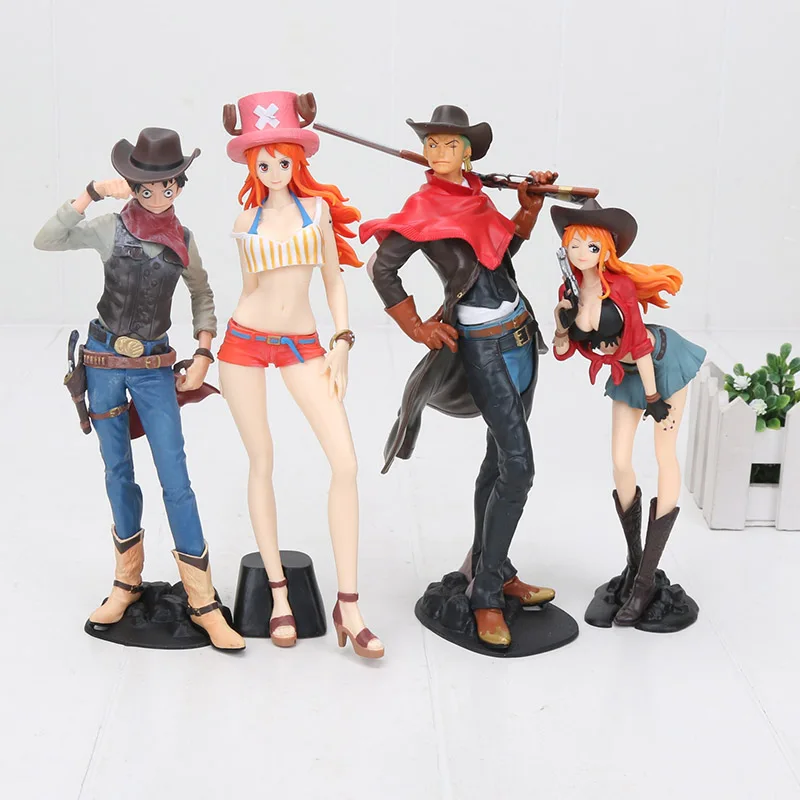 18 22cm One Piece Treasure Cruise World Journey Luffy Zoro Nami Pvc Action Figure Collectible Model Toy Action Figures Aliexpress