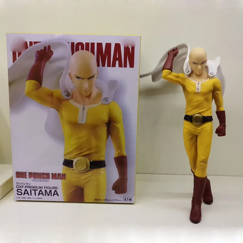 Экшн фигурка One Punch Man Saitama 1/8 шкала окрашенная DXF Премиум ПВХ игрушка Brinquedos