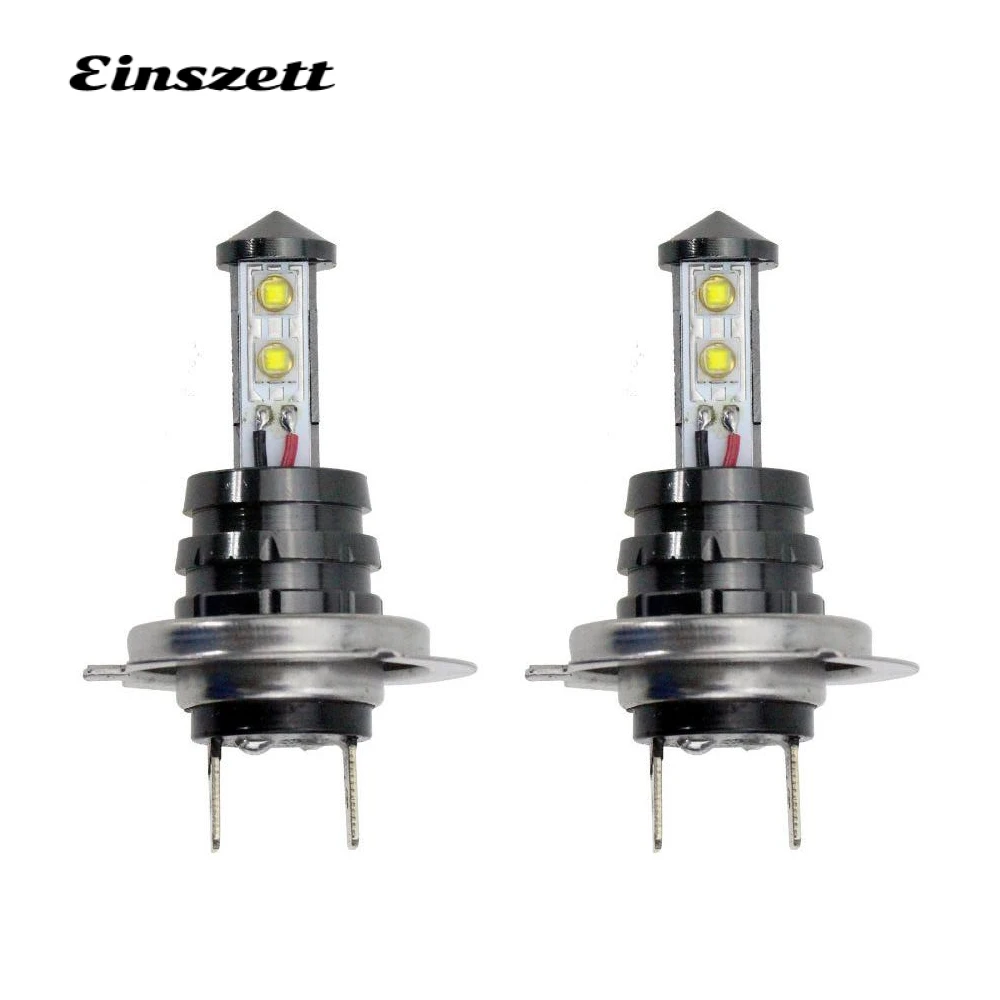 2pcs H7 LED Fog Light High Bright White LED HeadLight Bulb DC12V 4SMD 20W DRL Driving