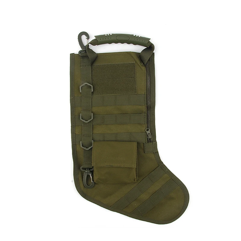 Новогодняя Сумка чулок MOLLE для носков тактическая сумка мешок хранения военная