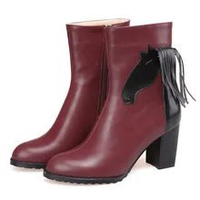 Новинка года; Botas Mujer; зимний стиль Для женщин зимние ботинки обувь c-3