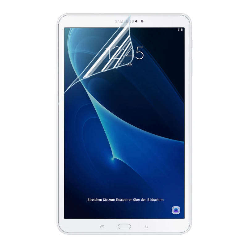 Matte / Clear Anti-fingerprint HD Screen Protector Film For Samsung Galaxy Tab A 10.1 T585 T580 SM-T580 T580N Tablet +Dry Cloth