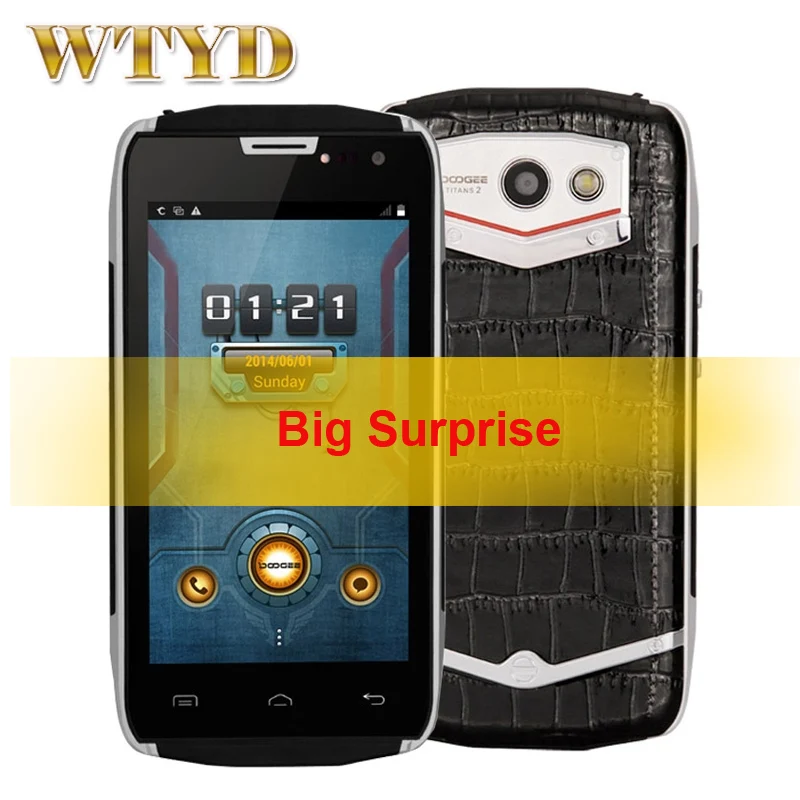 DOOGEE TITANS2 DG700 Waterproof Shockproof 8GB ROM 1GB RAM 3G 4 5 Android 4 4 Smartphone