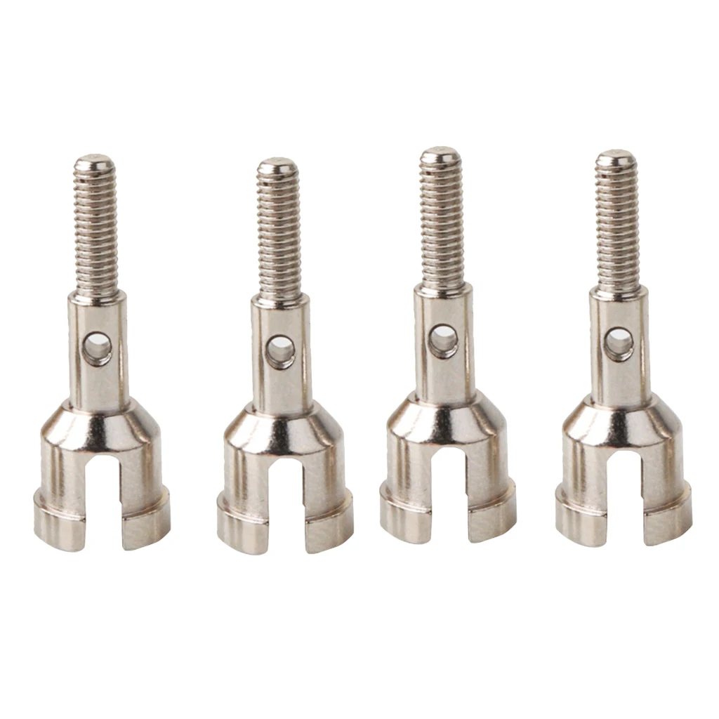 4Pcs Silver Metal Wheel Axle for 1:18 WLtoys A959 A949 A969 A979 K929 RC Car Buggy Truck Parts Accessories
