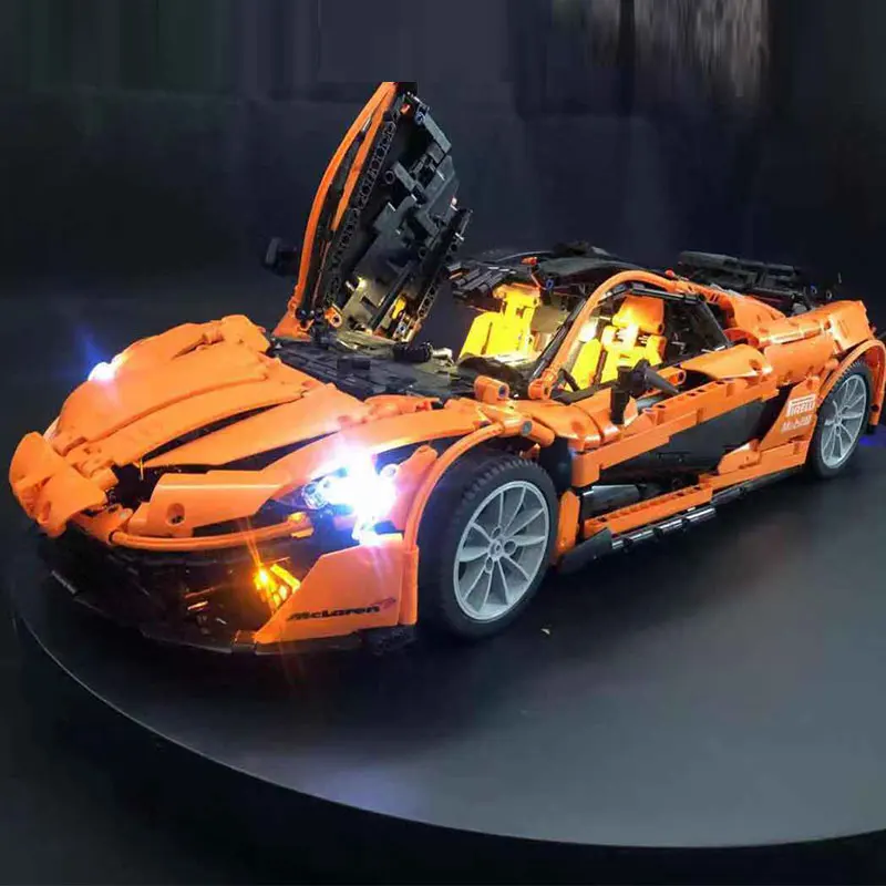 

Led Light Up Kit For 20087 Technic Car The MOC-16915 McLaren P1 hyper Racing Car Building Block Bricks Set (not include blocks )