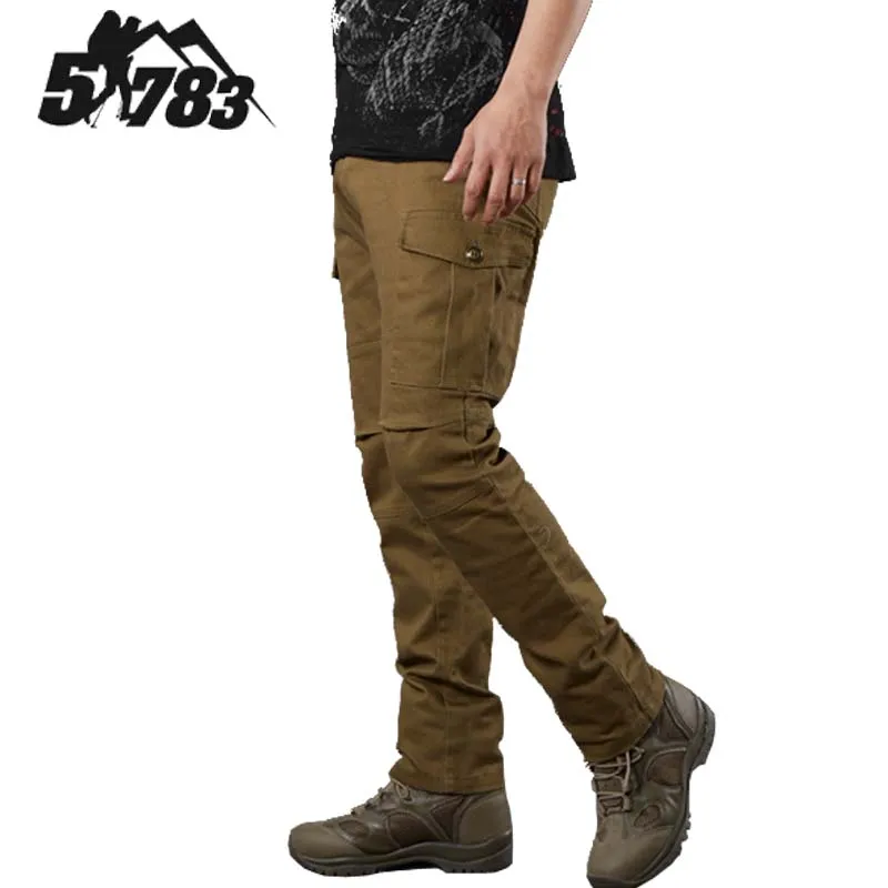 51783 Брендовые мужские штаны винтажные военные армейские брюки M65 полевые армейские Чино брюки хлопок Полная длина Прямые мульти-карманные брюки