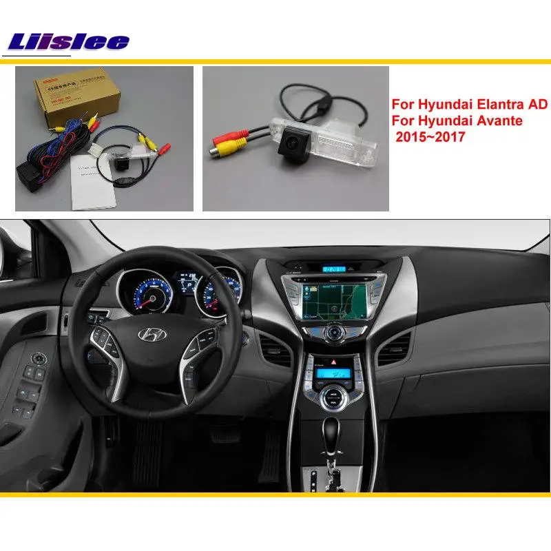 

For Hyundai Elantra AD / Avante 2015 2016 2017 Car Rear Back Parking Reverse Camera / RCA & Original Screen Compatible