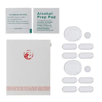 

2 Sets/pack Tiger Gaming Mouse Feet Mouse Skate For Logitech G304 G305 Mouse White Mouse Glides Curve Edge