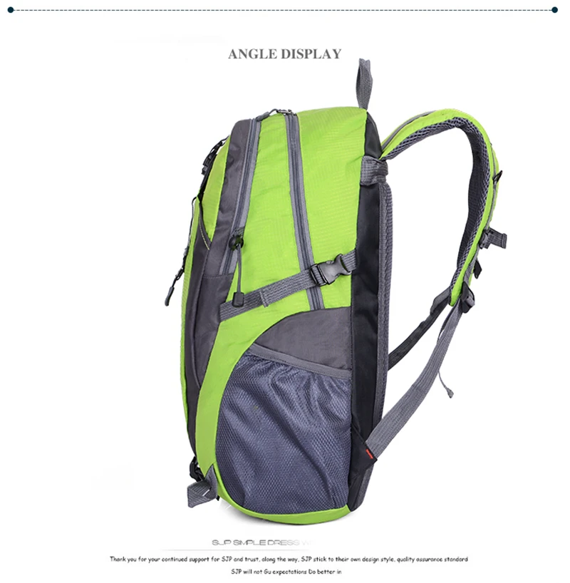 40L Waterproof Durable Outdoor Climbing Backpack Women&Men Hiking Athletic Sport Travel Backpack High Quality Rucksack (12)