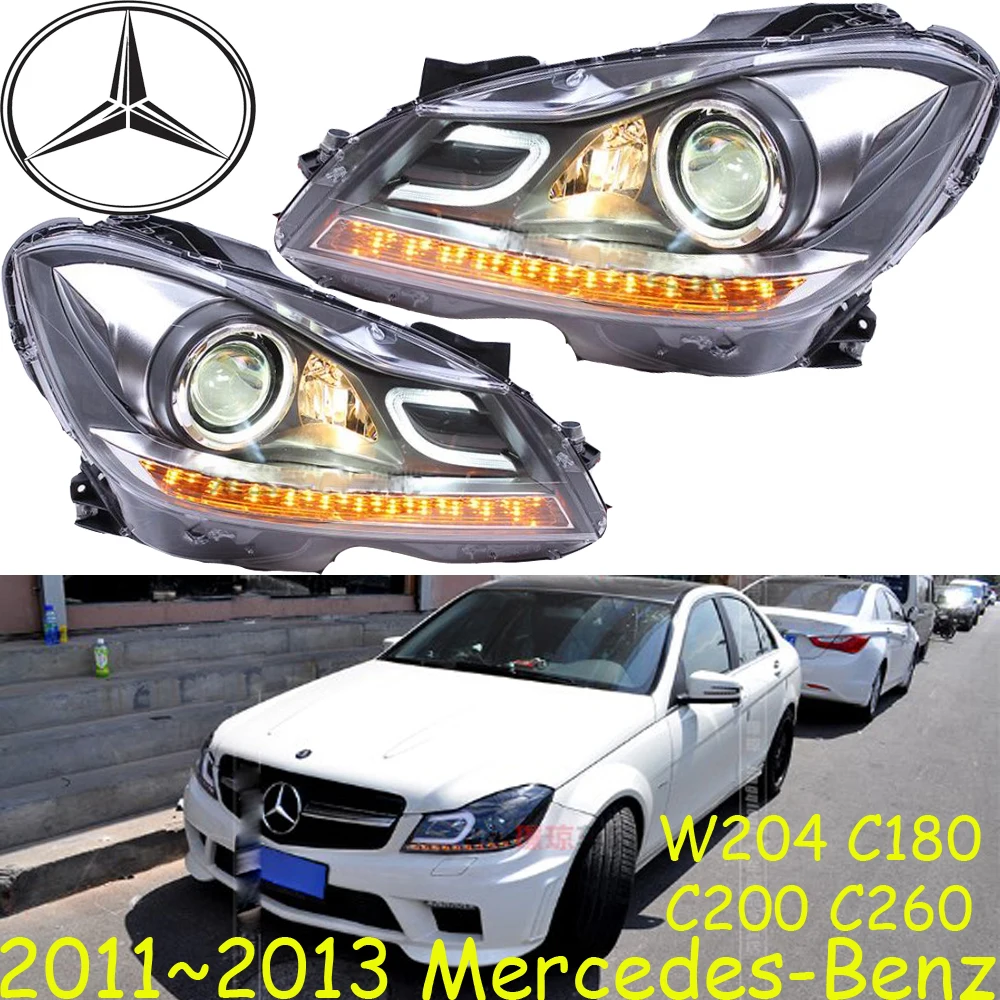 автомобиль-стайлинг,для w204 фара,2011~2013,С180,С200,C260,Бесплатная доставка! Для w204 противотуманные,хром,светодиодный,для w204 головной лампы,Вт 204 автомобиль-стайлинг,для w204 фара,2011~2013,С180,С200,C260,Бесплатная доставка! Для w204 противотуманные,хром,светодиодный,для w204 головной лампы,Вт 204
