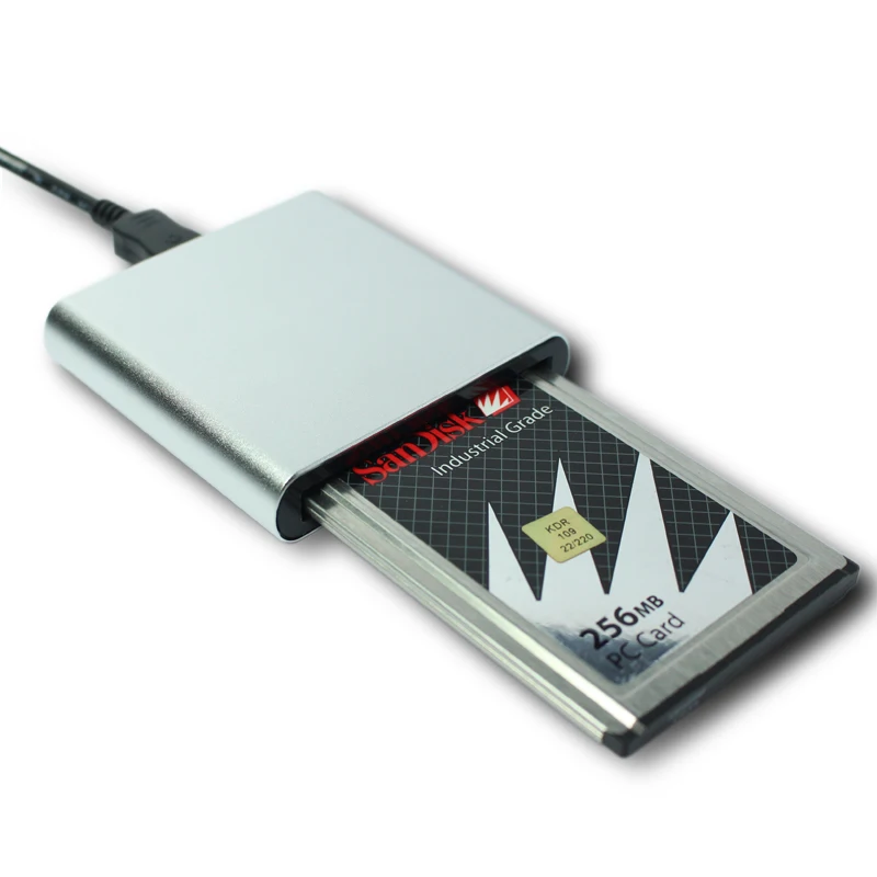Оригинал! ATA PCMCIA карты памяти флэш диски кард ридер 68PIN CardBus в USB конвертер|cardbus to