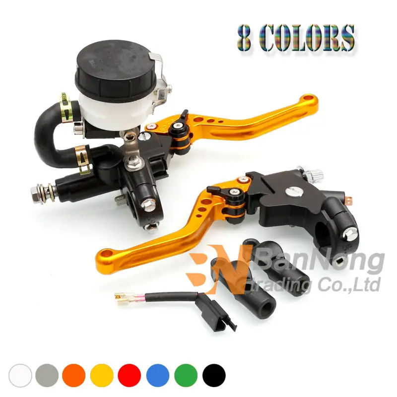 Motorcycle 7/8'' CNC Adjustable Clutch Lever Hydraulic Brake pump Master Cylinder For Ducati KTM Honda Yamaha Kawasaki Suzuki цена Motorcycle 7/8'' CNC Adjustable Clutch Lever Hydraulic Brake pump Master Cylinder For Ducati KTM Honda Yamaha Kawasaki Suzuki цены онлайн