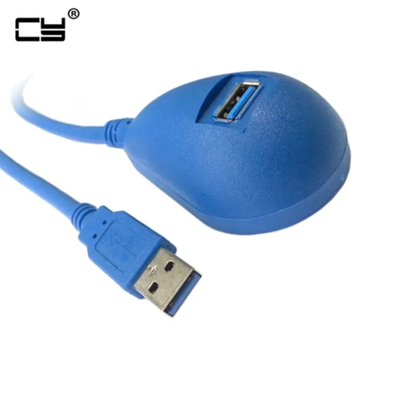Super Speed USB 3.0 Male to Female Extension Dock Station Docking Cable 1 5Min Computer Cables
