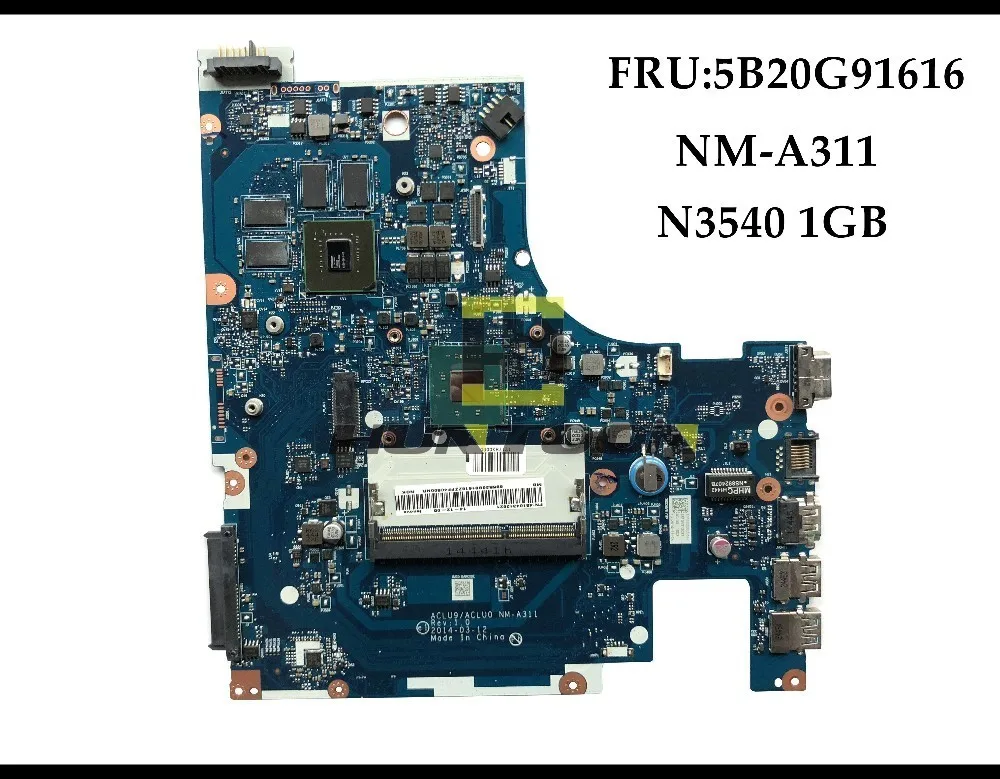 Оптовая продажа FRU:5B20G91616 для Lenovo G50 30 материнская плата ноутбука ACLU9/ACLU0 NM A311 SR1YW N3540