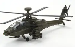 YJ 1/72 масштаб модель вертолета игрушки AH-64D Apache литой металлический самолет модель игрушки для подарка/коллекции/украшения