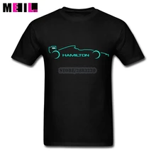 Lewis Hamilton W07 1A Tshirt Custom Cotton Short Sleeve Mens Tees Shirt Printing XXXL