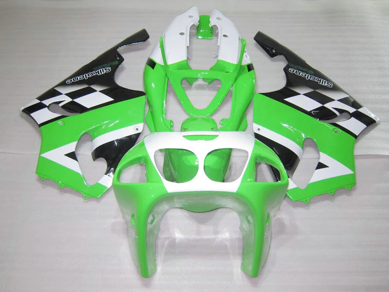 Комплект обтекателей из АБС пластика для Kawasaki ZX 7R 1996 2003 NINJA zx7r 96 97 98 99 00 01 02 03 белый