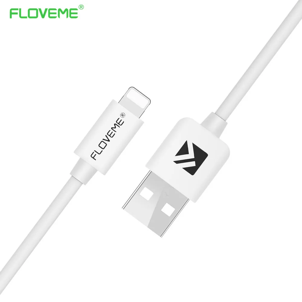 

FLOVEME USB Cable 5V/2.1A For iPhone 6 6S Fast Charging Data Cable For iPhone 5 5s Data Cord For iPad USB Charger Cables