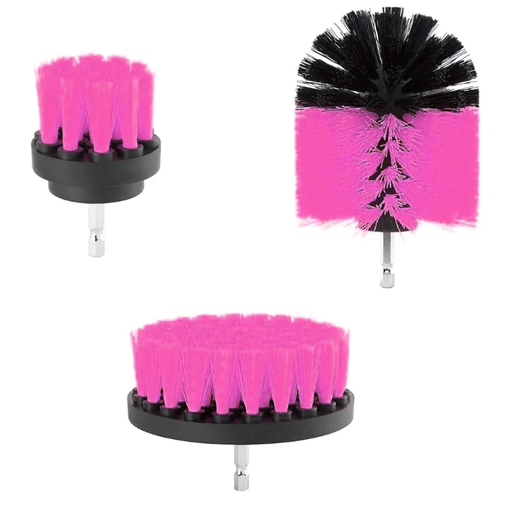 

3 Piece Scrubber Brush Power Drill Cleaning Brush Tub Cleaner Tool Combo Kit Perfect for Cleaning Grout scrubber washing brush