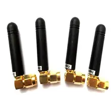 5 шт./лот SW433-WT36-433 МГц 45 мм маленький размер медным покрытием SMA-JW интерфейс РЧ беспроводной стержень сгиба антенны