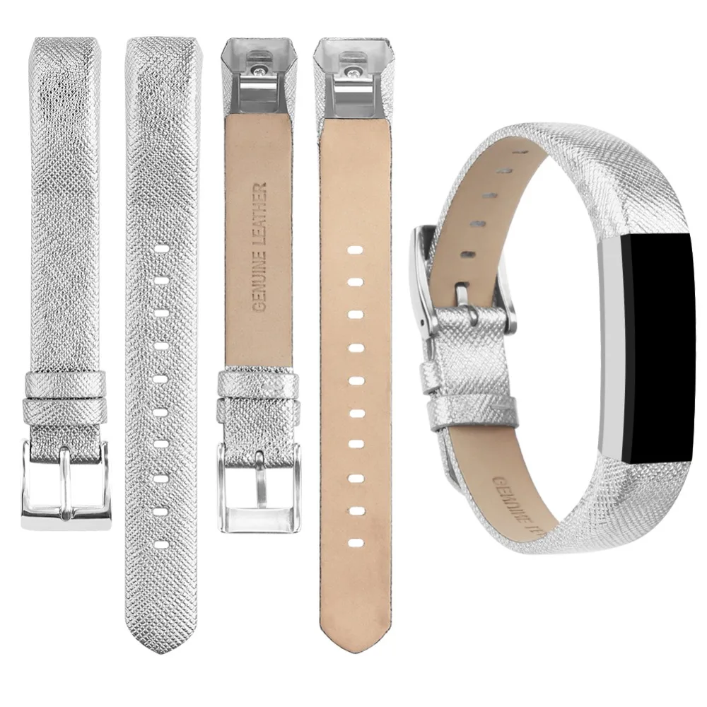10 цветов ремешок из натуральной кожи для Fitbit Alta /Alta HR часов высокого качества