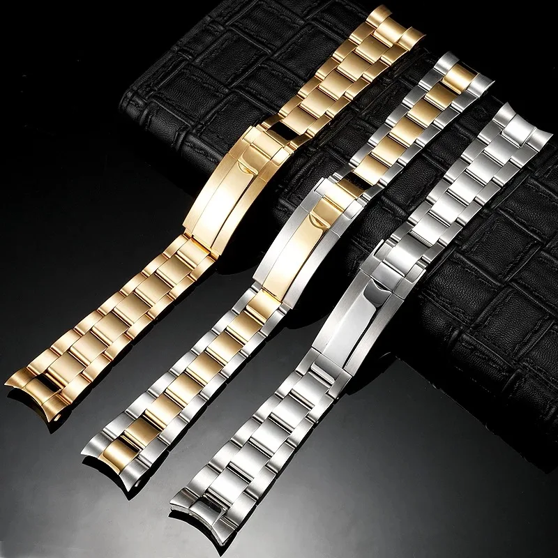 20mm High-end 316L Stainless Steel Watch Band For Rolex Submariner Series Watch Modification For Daytona Watch Accessories