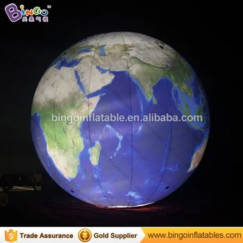 

customized 5meters lighting inflatable globe ball,inflatable earth globe,inflatable Earth ball-inflatable toy