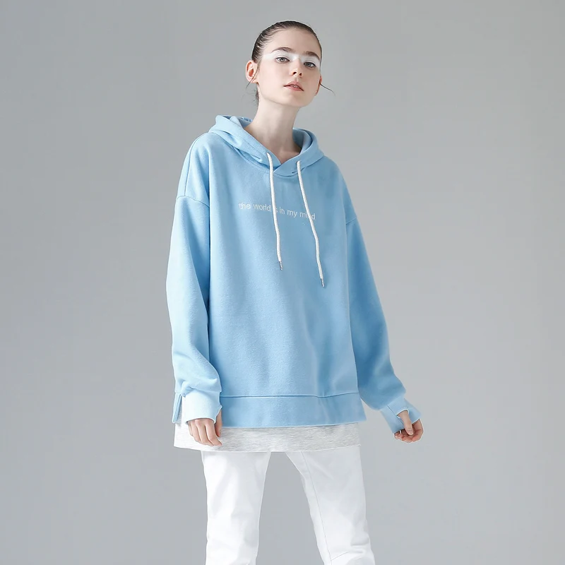 Toyouth المتناثرة هوديس بلوزات النساء 2019 الأزياء خليط خطابات التطريز مقنعين رياضية الإناث الكورية البلوفرات Toyouth المتناثرة هوديس بلوزات النساء 2019 الأزياء خليط خطابات التطريز مقنعين رياضية الإناث الكورية البلوفرات