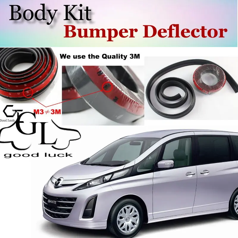 

For Mazda Biante Bumper Lip / Front Spoiler Deflector Car Scratch Proof Adhesive / Body Kit / Strip Skirt