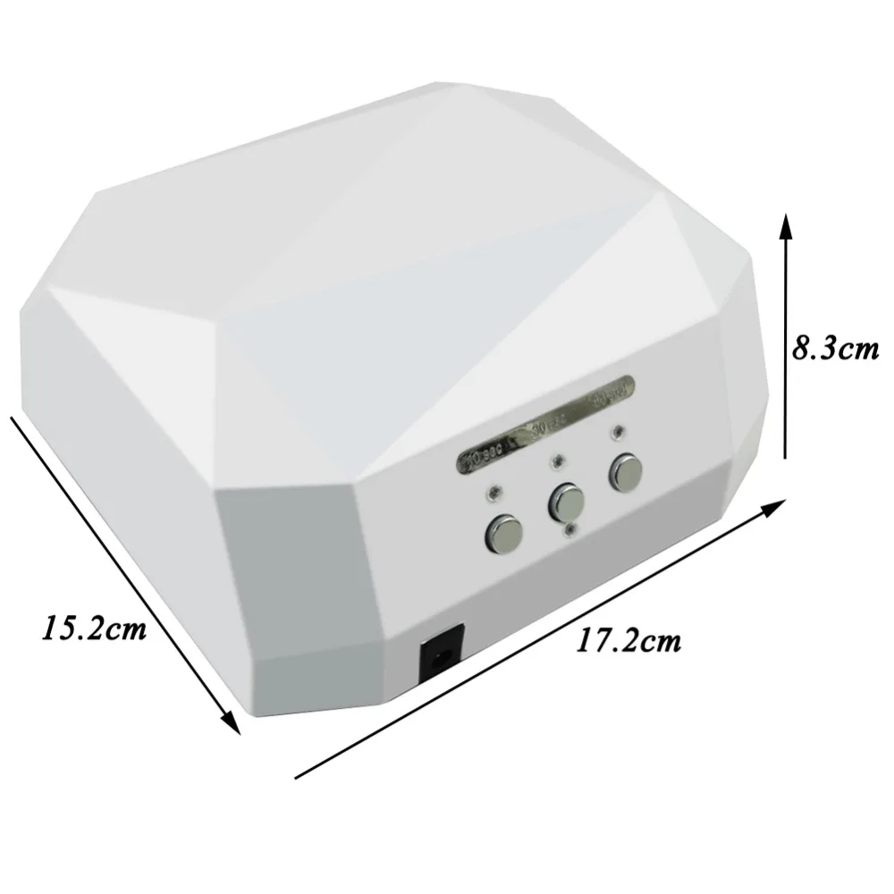Лампа для ногтей светодиодный Сушилка для ногтей Алмазная форма 30 Вт УФ лампа отверждения для УФ-гель для ногтей EU US Plug гель сушилка для ногтей лампа