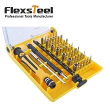 Flexsteel прецизионный 45 в 1 Набор отверток электрон Torx Бит мини Магнитная отвертка набор ремонтные ручные инструменты для телефона, часов