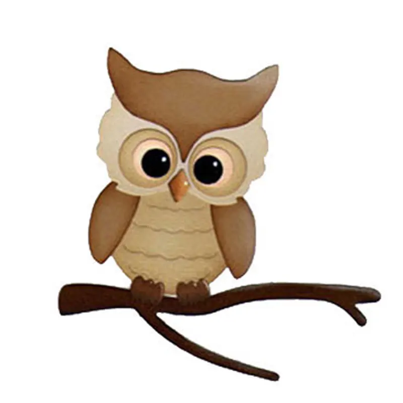 owl metal Cutting Dies Scrapbooking craft die cuts Card make create Emboss Stencil 51*44mmin