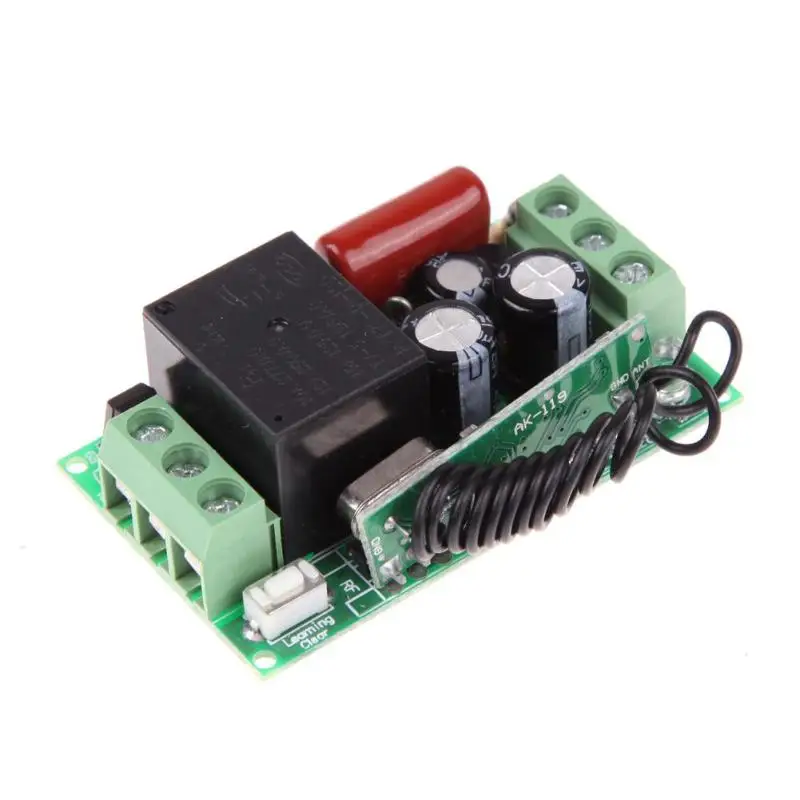 220 V 315 MHz 433 МГц Малый дистанционное управление l переключатель с 2-кнопка дистанционное управление